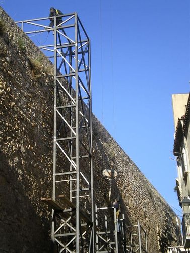 TMR- Tallers Metal·lúrgics Reus estructura muralla